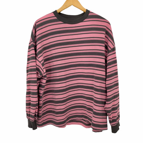 メゾンスペシャル MAISON SPECIAL 24SS Prime-Over India Cotton Border Crew Neck Long Sleeve T-Shirt メンズ JPN:2