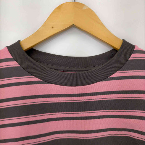 メゾンスペシャル MAISON SPECIAL 24SS Prime-Over India Cotton Border Crew Neck Long Sleeve T-Shirt メンズ JPN:2
