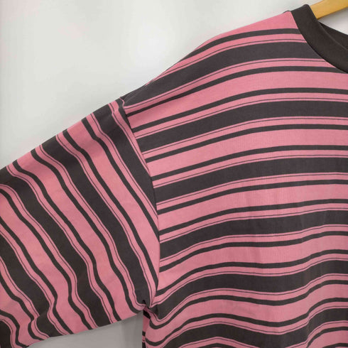 メゾンスペシャル MAISON SPECIAL 24SS Prime-Over India Cotton Border Crew Neck Long Sleeve T-Shirt メンズ JPN:2