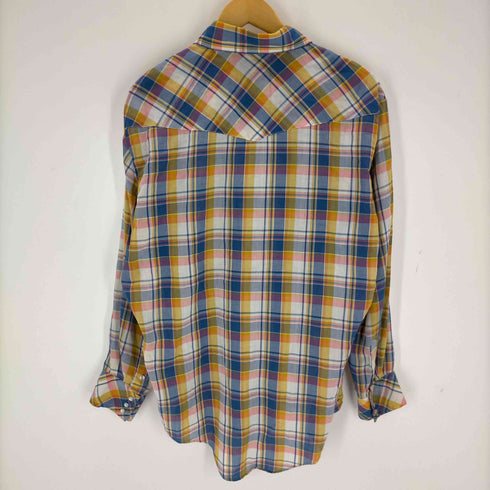 Westerner 70s 襟芯 マドラスチェックウエスタンシャツ メンズ 16 2/1