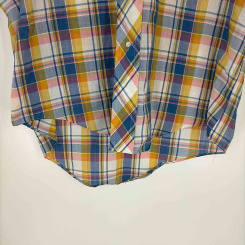 Westerner 70s 襟芯 マドラスチェックウエスタンシャツ メンズ 16 2/1