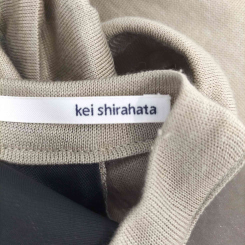スタイリング ケイシラハタ styling/ kei shirahata ニット切替ワンピース レディース