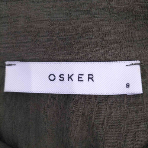 オスカー OSKAR フリルシャツワンピース レディース JPN:S