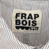 フラボア FRAPBOIS half くるみボタン ラウンドカラーシャツ レディース