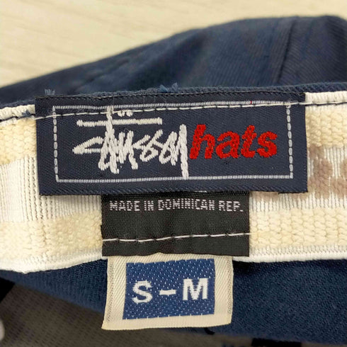 ステューシー Stussy 90s 紺タグ NEW YORK アーチロゴ キャップ メンズ S-M