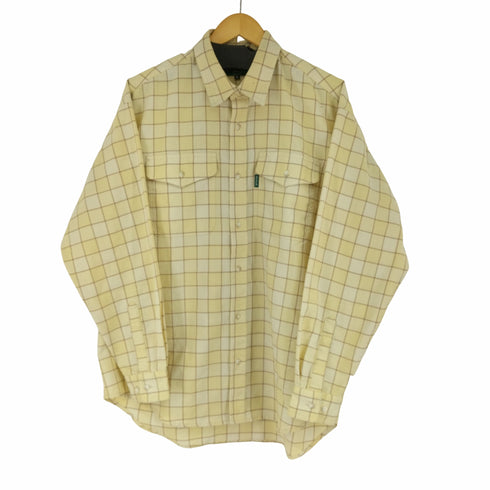 ホールアース whole earth ウール混 L/S シャツ メンズ import:XL