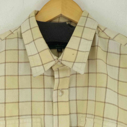 ホールアース whole earth ウール混 L/S シャツ メンズ import:XL