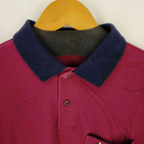 マンシングウェア Munsingwear ワンポイント刺繍L/Sポロシャツ メンズ LL