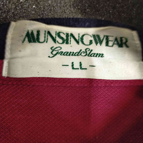 マンシングウェア Munsingwear ワンポイント刺繍L/Sポロシャツ メンズ LL