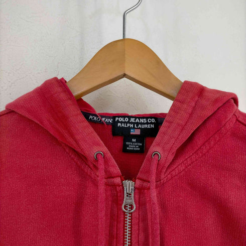 ポロジーンズカンパニーラルフローレン POLO JEANS COMPANY RALPH LAUREN 5分袖 フルジップパーカー レディース import:M