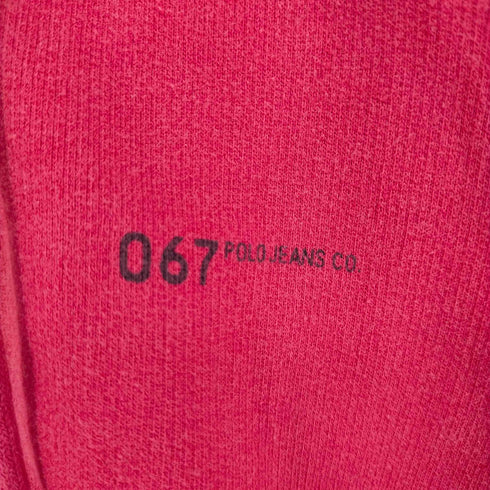 ポロジーンズカンパニーラルフローレン POLO JEANS COMPANY RALPH LAUREN 5分袖 フルジップパーカー レディース import:M
