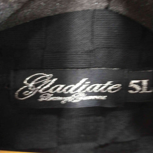 Gladiate 刺繍ハーフジッププルオーバー オーバーサイズ ビッグサイズ メンズ 5L
