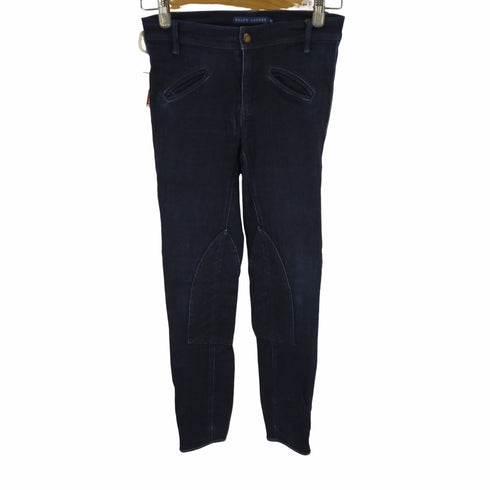 ラルフローレン RALPH LAUREN ニーパッチデニムパンツ ストレッチ素材 レディース 27