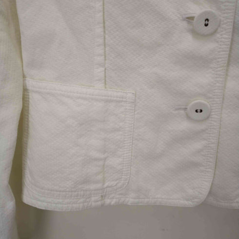 ランバンコレクション LANVIN COLLECTION 3B コットンテーラードジャケット レディース 38