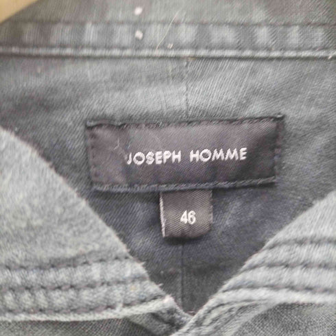 ジョゼフオム JOSEPH HOMME リネン ダブルポケット S/S ホリゾンタルカラー ワーク シャツ メンズ JPN:46