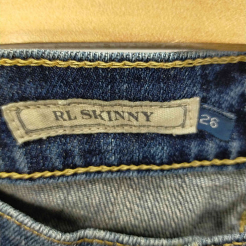 ラルフローレン RALPH LAUREN RL SKINNY スキニーデニムパンツ ジッパーフライ レディース 26