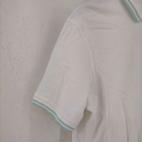 フレッドペリー FRED PERRY イングランド製 ロゴ刺繍 鹿の子 ポロシャツ メンズ JPN:42
