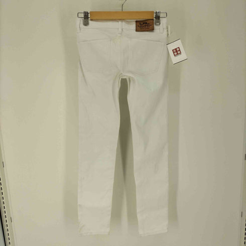 ローレンラルフローレン LAUREN RALPH LAUREN MODERN SKINNY ジップフライ スキニー ホワイト デニム レディース 00