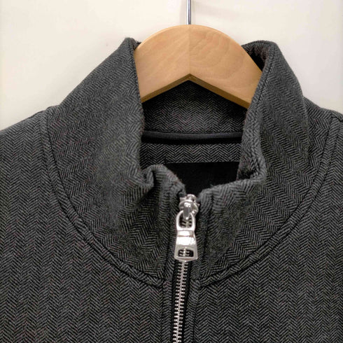 バナナリパブリック BANANA REPUBLIC ヘリンボーン ジップアップ ニットジャケット メンズ import:XL