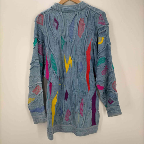 クージー COOGI BLUES 3Dマルチカラーニット メンズ import:S