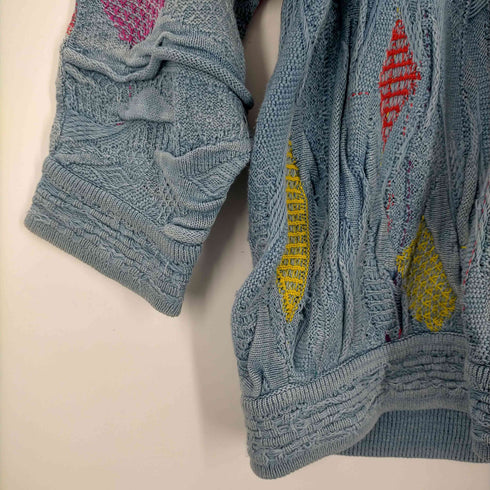 クージー COOGI BLUES 3Dマルチカラーニット メンズ import:S