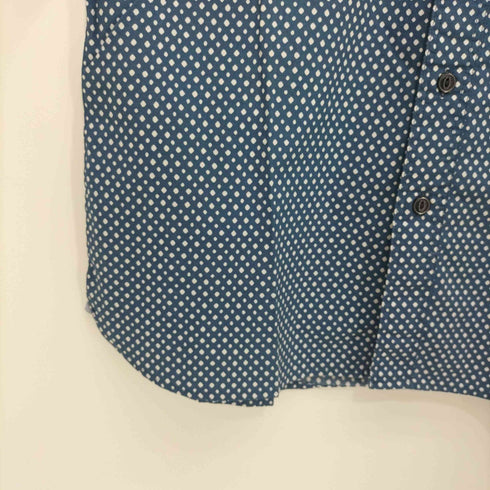 リーバイス Levis ドット柄 半袖シャツ STANDARD FIT 白タブ 猫目ボタン メンズ JPN:L