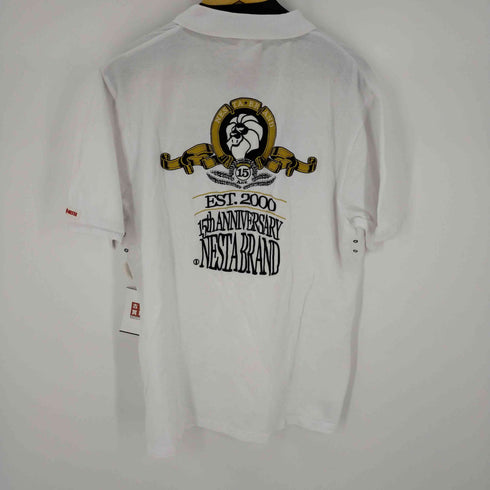 ネスタブランド NESTA BRAND 刺繍S/Sポロシャツ オーバーサイズ メンズ XXL