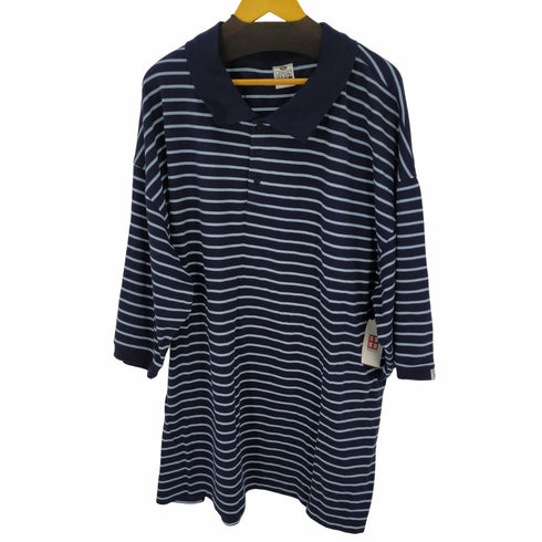 プロクラブ PRO CLUB 5XL ビッグサイズ オーバーサイズ S/S ポロシャツ ボーダー メンズ 5XL