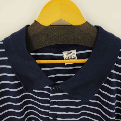 プロクラブ PRO CLUB 5XL ビッグサイズ オーバーサイズ S/S ポロシャツ ボーダー メンズ 5XL