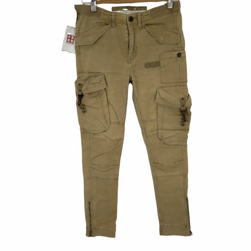 ラルフローレン RALPH LAUREN ミリタリーカーゴパンツ サイドアジャスター マルチポケット 裾ジップ レディース 2
