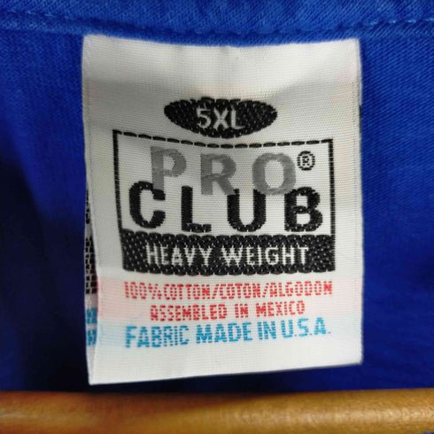 プロクラブ PRO CLUB 5XL ビッグサイズ オーバーサイズ S/S TEE 半袖Tシャツ メンズ 5XL