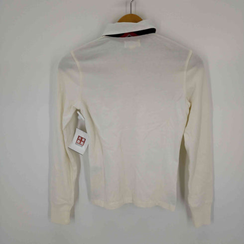 ポロジーンズカンパニーラルフローレン POLO JEANS COMPANY RALPH LAUREN ポロL/Sシャツ ワッペン 金ボタン 67 レディース JPN:S