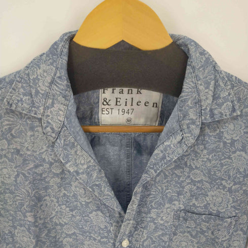 フランクアンドアイリーン Frank & Eileen コットンリネン開襟シャツ 花柄 レディース JPN:XS