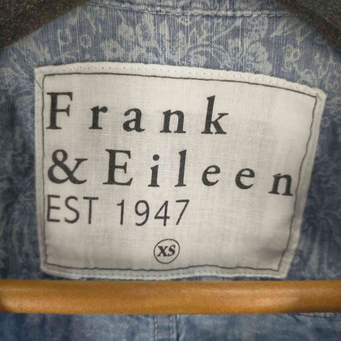 フランクアンドアイリーン Frank & Eileen コットンリネン開襟シャツ 花柄 レディース JPN:XS