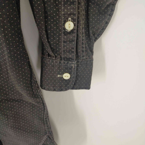 ダブルアールエル ラルフローレン RRL RALPH LAUREN バンドカラードットシャツワンピース レディース JPN:1