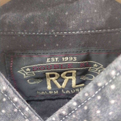 ダブルアールエル ラルフローレン RRL RALPH LAUREN バンドカラードットシャツワンピース レディース JPN:1