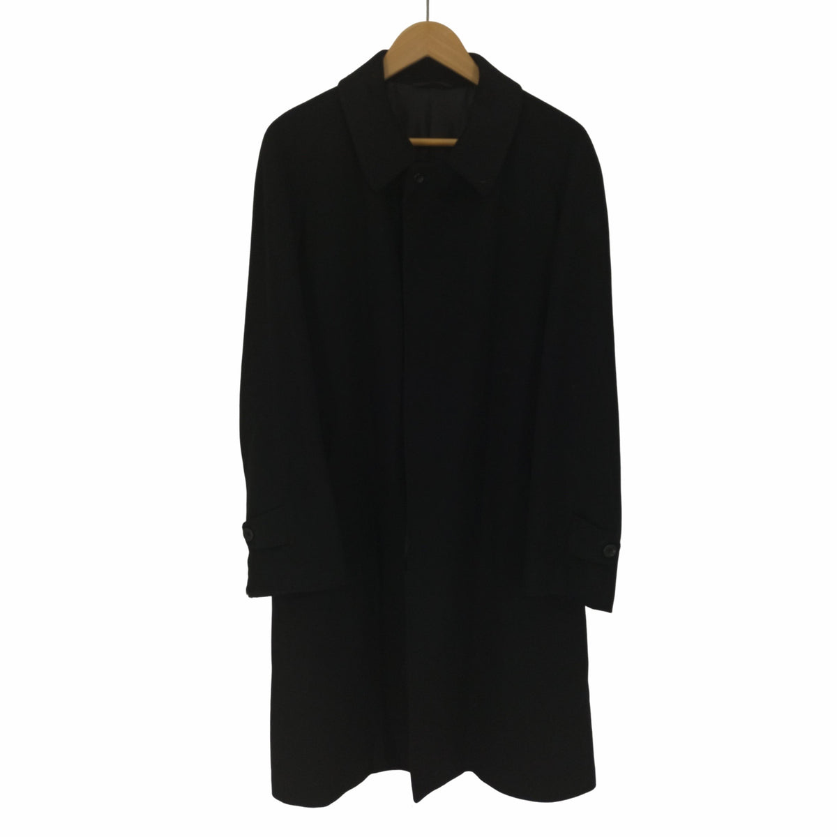 PAULINE UOMO カシミヤ100% ロング コート ステンカラー 黒