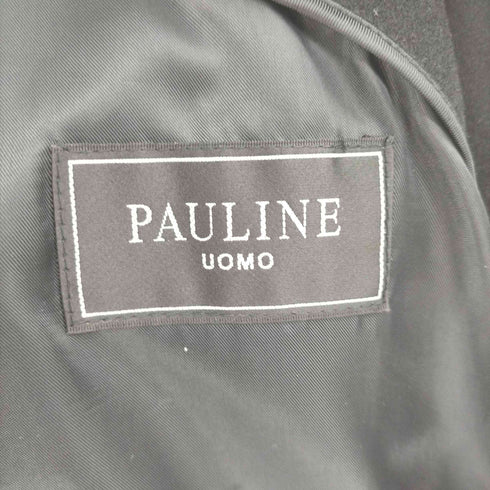 PAULINE UOMO PURE CAHMERE カシミヤ 100% 比翼 ステンカラー コート メンズ