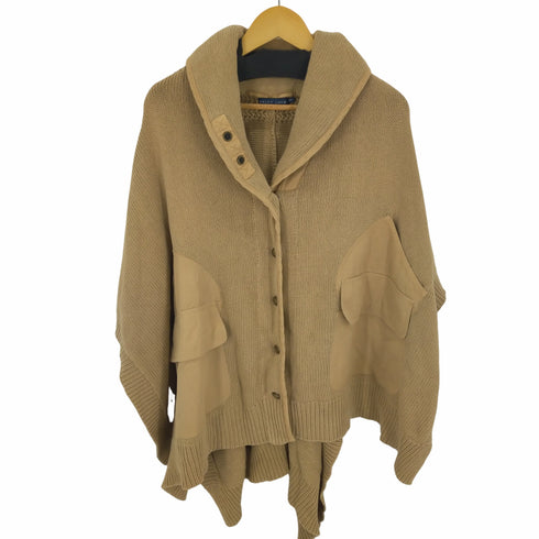 ラルフローレン RALPH LAUREN オーバーサイズドショールカラーベスト 切替 レディース XS-S