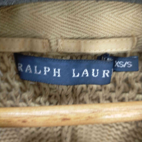 ラルフローレン RALPH LAUREN オーバーサイズドショールカラーベスト 切替 レディース XS-S