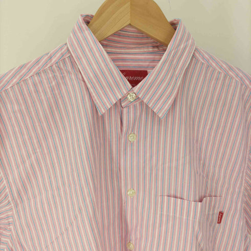 シュプリーム Supreme 15SS STRIPED SHIRT メンズ import:M