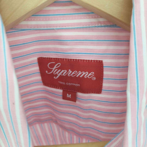 シュプリーム Supreme 15SS STRIPED SHIRT メンズ import:M