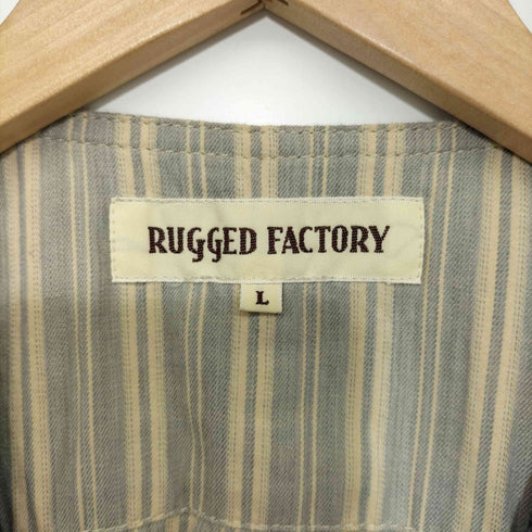 ラギッドファクトリー RUGGED FACTORY 背面ストライプ ウールベスト メンズ import:L