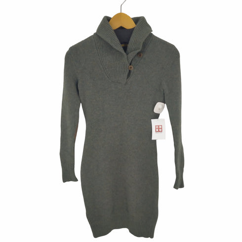 ラグビーラルフローレン Rugby Ralph Lauren ショールカラーニットワンピース エルボーパッチ レディース JPN:XS