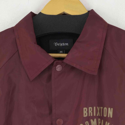 ブリクストン Brixton ロゴプリント ナイロンコーチジャケット メンズ JPN:M