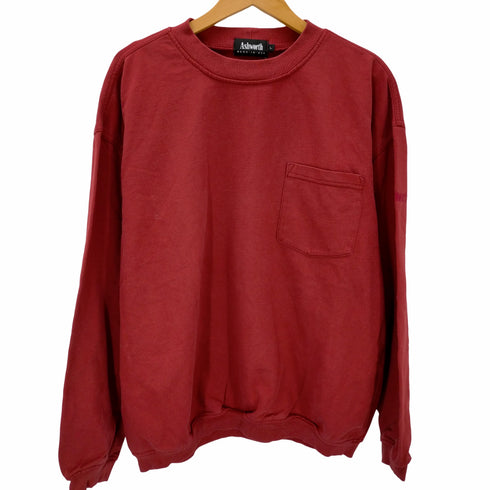 アシュワース ASHWORTH USA製 クルーネックスウェット メンズ import:L