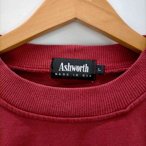 アシュワース ASHWORTH USA製 クルーネックスウェット メンズ import:L