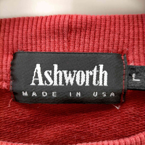 アシュワース ASHWORTH USA製 クルーネックスウェット メンズ import:L