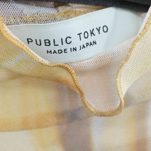 パブリックトウキョウ PUBLIC TOKYO 22SS Abstract Art Top レディース FREE