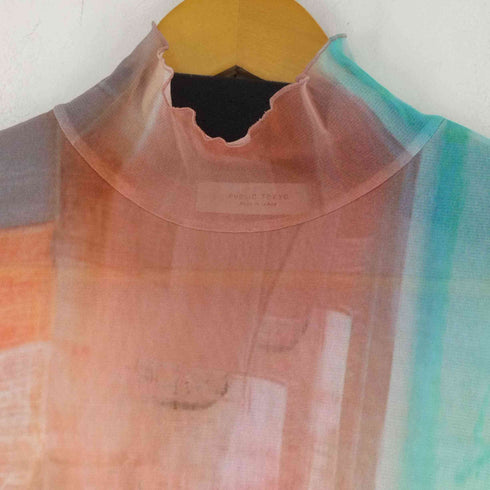 パブリックトウキョウ PUBLIC TOKYO 22SS Abstract Art Top レディース FREE
